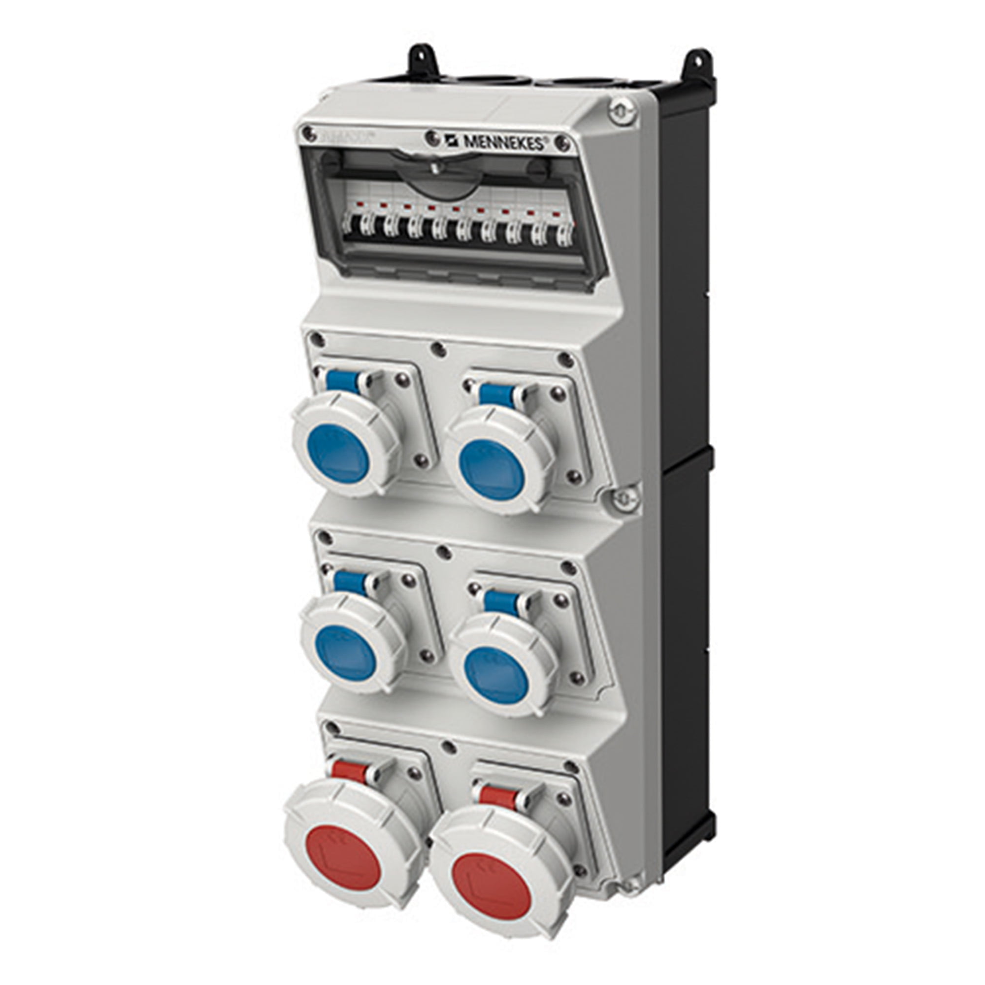 CAJA COMB IP67 2 TOMAS 3P+T 32A IP67