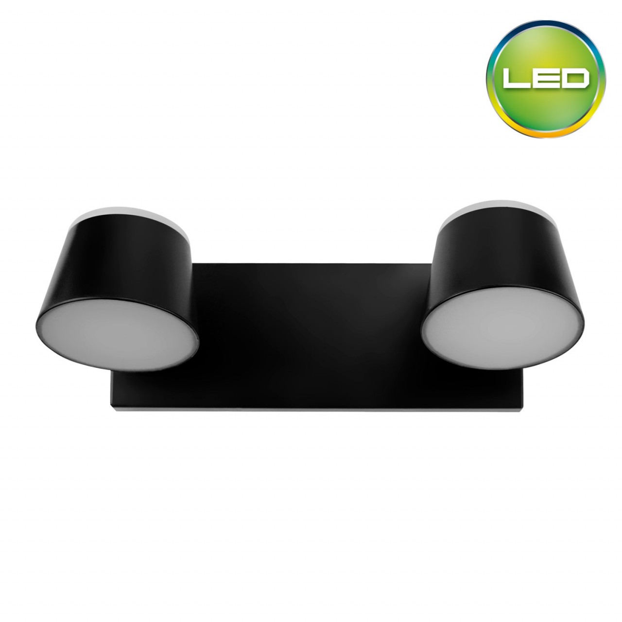 146741 Aplique Pascal LED 7W Color negro- Luz cálida MARCA: LIGHTECH