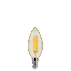 FOCO LED DE FILAMENTO C35 5W 2700K- TIPO VELA SOCKET E14  146678