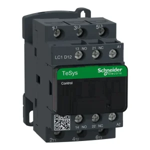 CONTACTOR ,TESYS DECA ,3P , AC-3 12 A BOBINA 220 VAC LC1D12M7 Schneider Electric