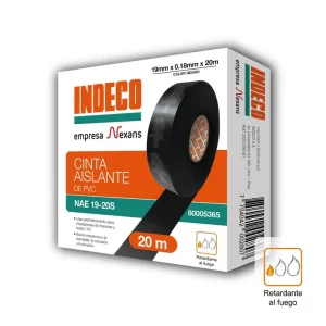 CINTA AISLANTE DE PVC 19mm x 0.18mm x 20mts NAE 19-20S (165) 80005365 Indeco