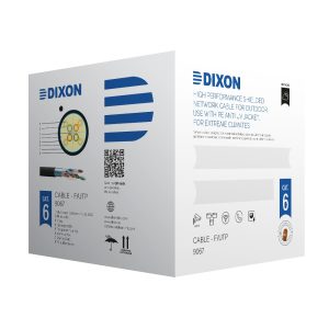 DIXON 9067 CABLE RED PURO COBRE CAT6 STP EXTERIORES UV 305M