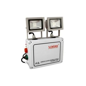 Luminaria de emergencia LED 2x10W 3h 220V IP65 exterior